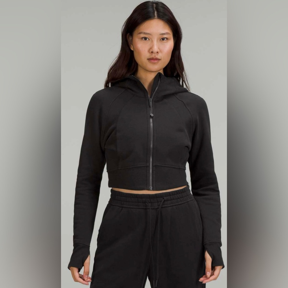 Lululemon Cropped Scuba Full-Zip